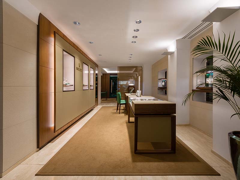 Interior space with premium finish