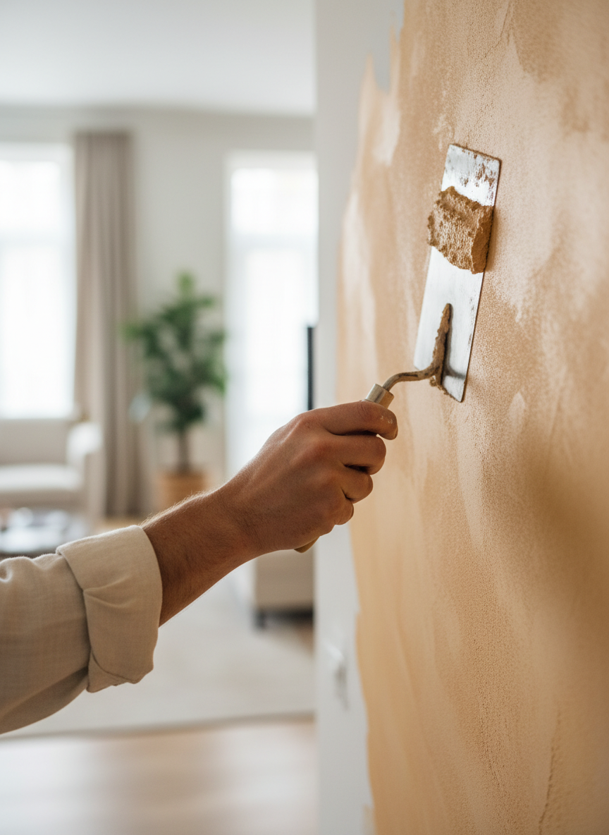 Exterior wall texture